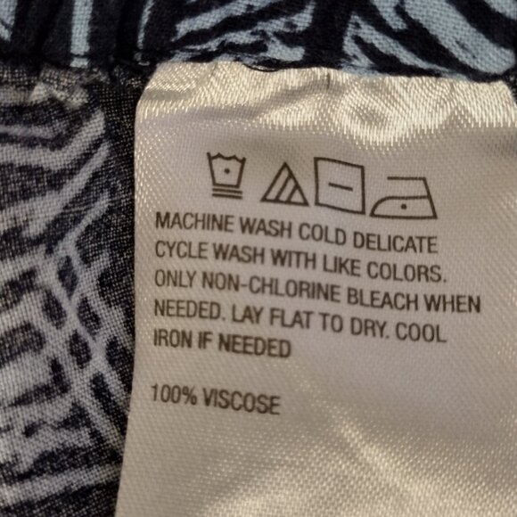 G By Giuliana, 2 pc. Top and Wide Leg Pull-on Pants, Size 1X, Blue - Picture 9 of 9